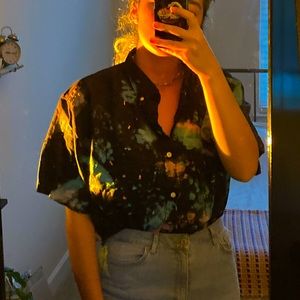 Eleven inspired 80s button down shirt